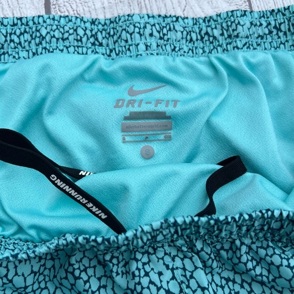 Women’s Dri-Fit Teal Nike Shorts - Picture 4 of 6